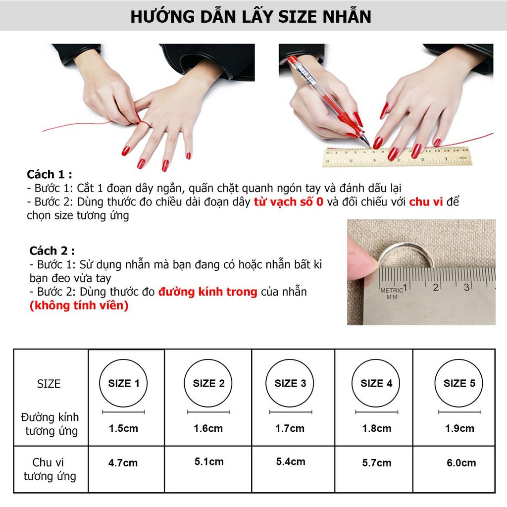 Nhẫn nữ nhẫn bạc s925 basic hình tròn đính đá có size Cá jewelry