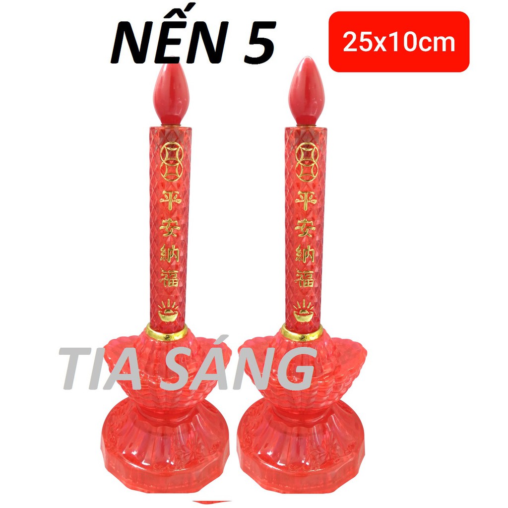 Đèn Thờ Nến 1/2/3/4/5 Tia Sáng - Cao Cấp