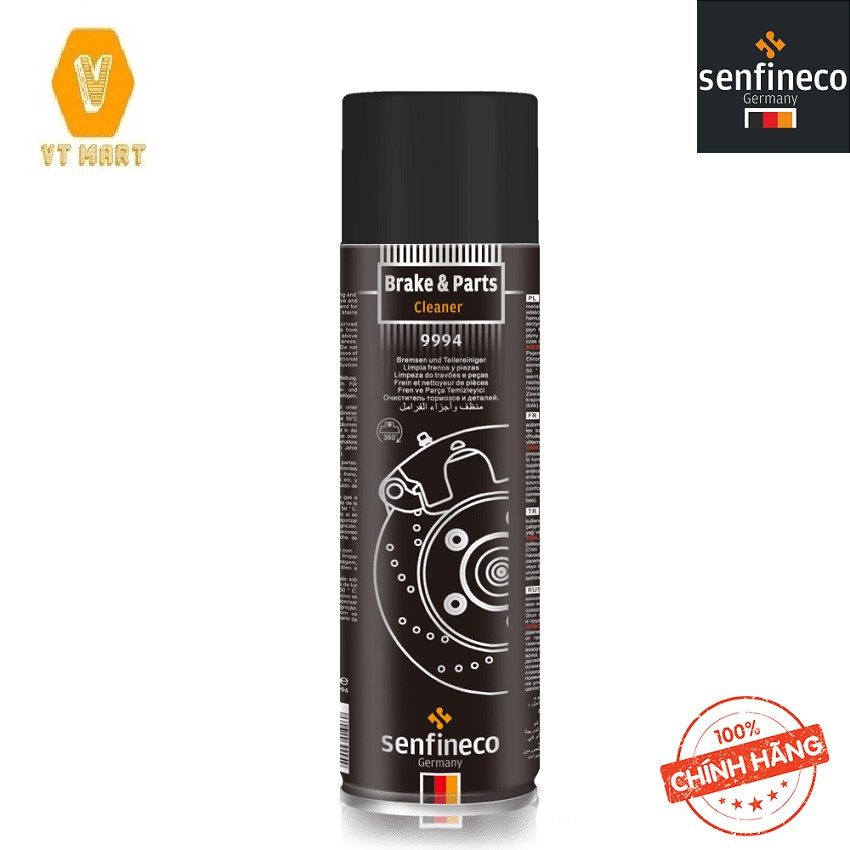 { Hàng nhập khẩu ĐỨC }Chai Xịt Vệ Sinh Thắng Và Chi Tiết Thắng Senfineco 9994 – 600ML Brake & Part C