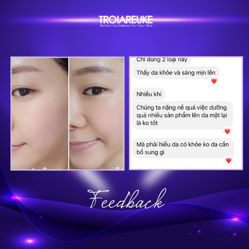 TROIAREUKE - Xit khoáng Troiareuke H+ Cocktail khắc phục các vấn đề của da