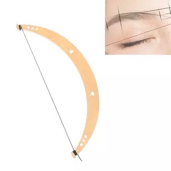 Thước cung vẽ lông mày nhựa mika tiện dụng phun xăm lông mày