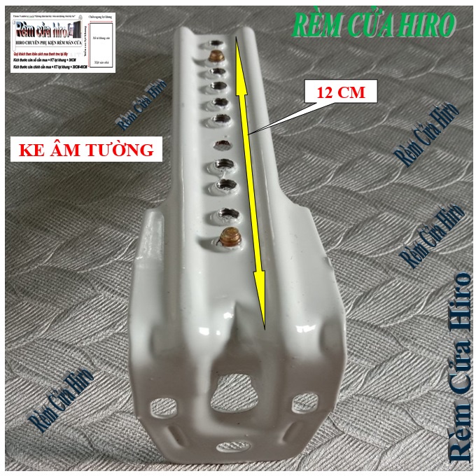 Combo thanh trượt chống ồn treo rèm màn cửa 2 lớp đủ phụ kiện