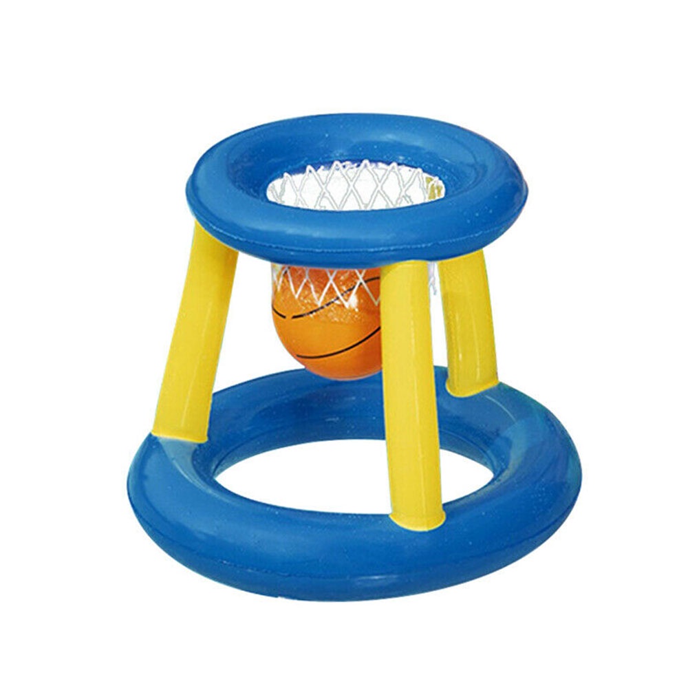 Inflatable Basketball Swimming Pool Toy Ring Floating Childrens Water Sport Game
