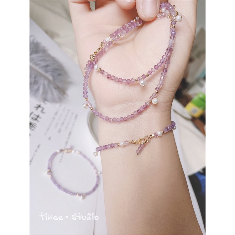 Lắc Chân Mỏng Đính Ngọc Trai Nhân Tạo Thời Trang Mùa Hè Cho Nữ