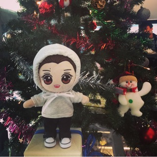 [XẢ KHO] [Outfit for doll Kpop] Hoodie trắng ngà