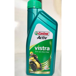 Nhớt xe máy castrol vistra 20w50 4t 1l