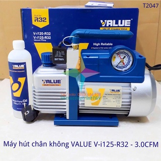 Máy hút chân không VALUE V-i125-R32 công suất 3.0 CFM