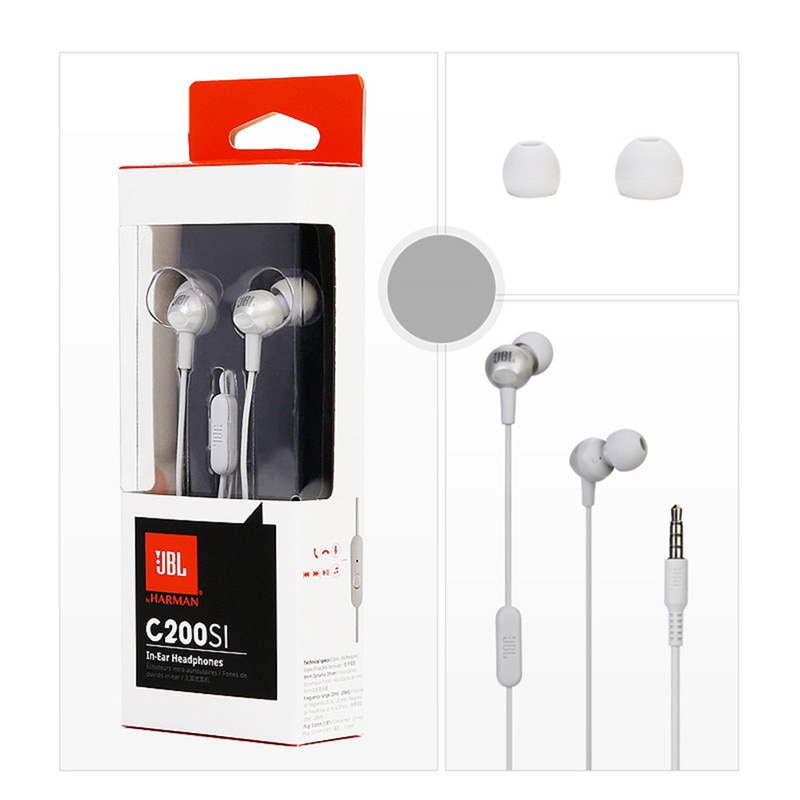 Tai Nghe Nhét Tai JBL C200SI Có Micro Âm Thanh Siêu Trầm