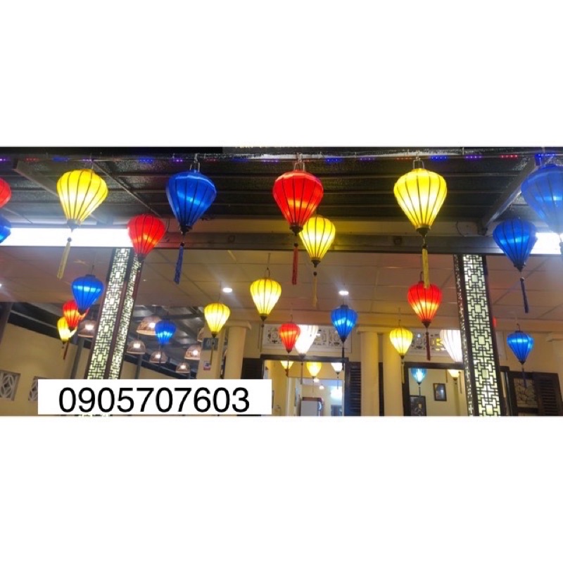 Đèn lồng hội an kháng nước bụi cực tốt treo tết, trang trí nhà cửa