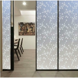 3m Giấy dán kính hoa tuyết khổ 45cm