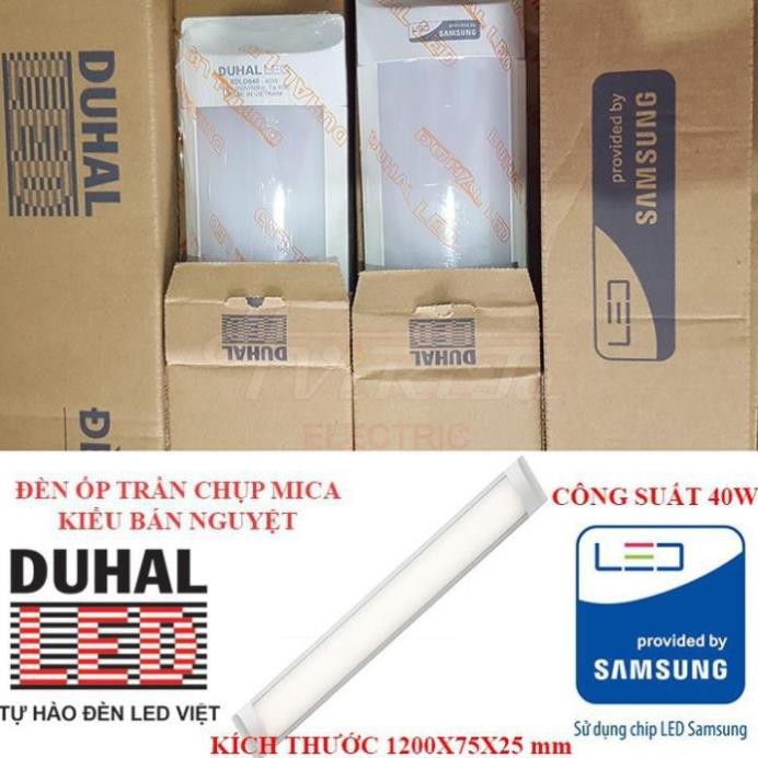 Đèn Led bán nguyệt Duhal 1m2 40W , 0.6 mét 20W , 0.3 mét 10W- HÀNG CHÍNH HÃNG