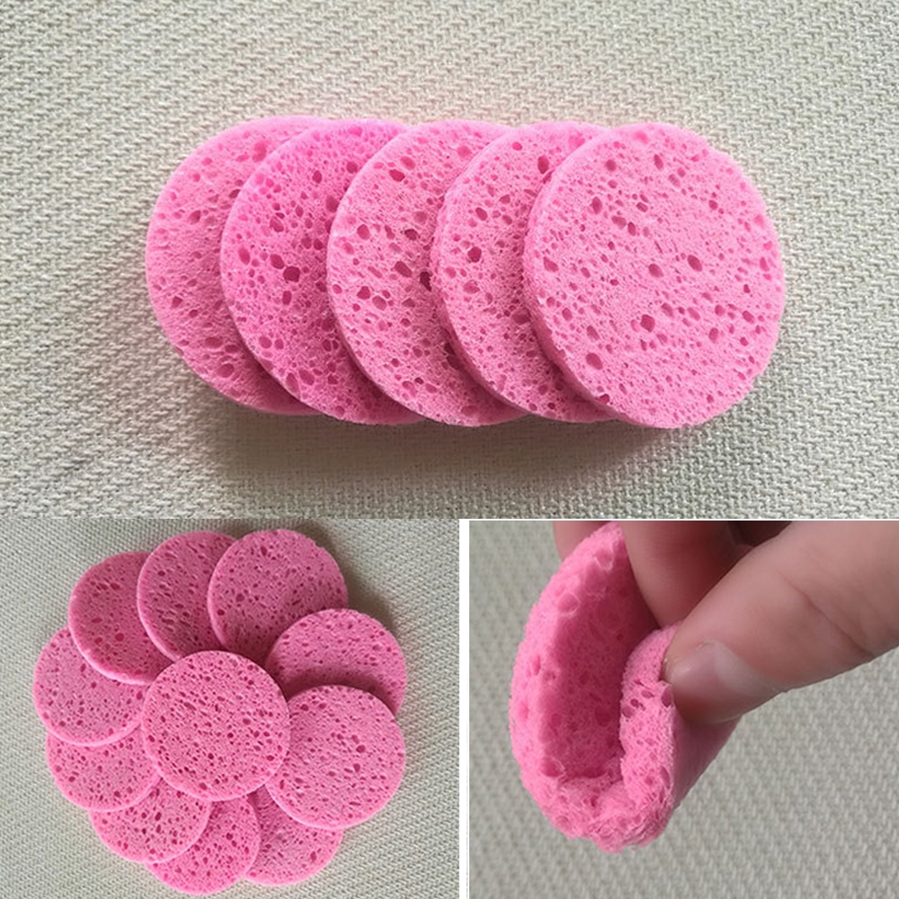 Bông Mút Xốp Cotton Mềm Mại Làm Sạch Da/Trang Điểm Chăm Sóc Da Nhiều Màu Sắc