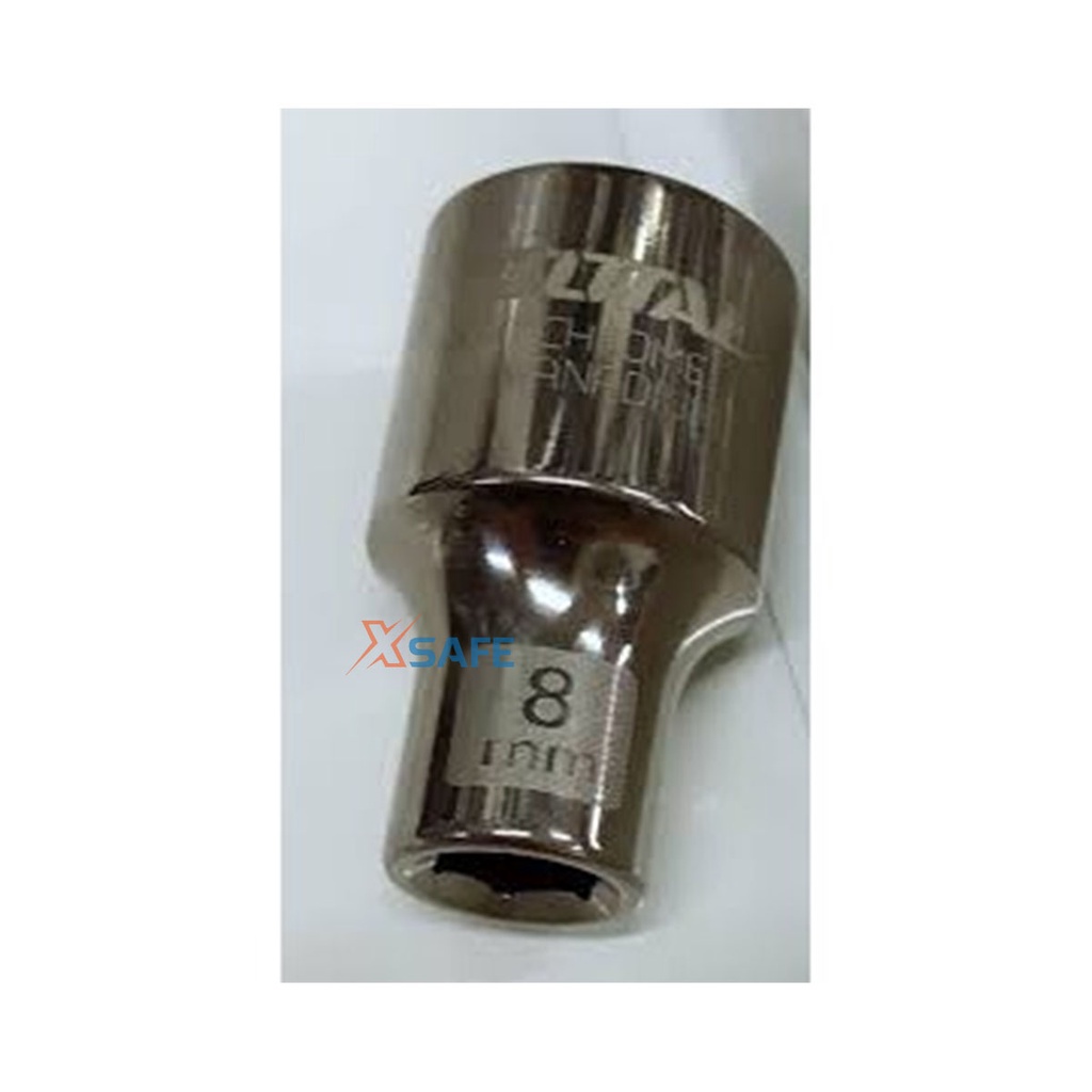 Đầu tiếp 1/2 inch TOTAL Đầu tuýp lục giác nhiều kích thước từ 18 - 32mm, chất liệu 50BV30 chịu nhiệt cao