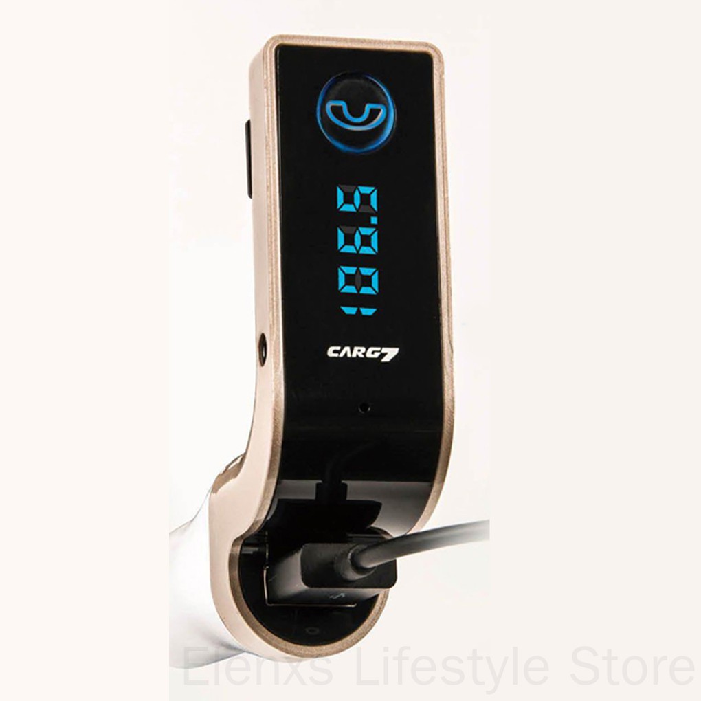 Thiết bị thu phát Bluetooth G7 kiêm đài FM MP3 cổng sạc USB và Aux dùng trong xe hơi