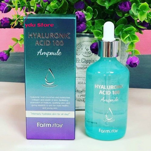 Tinh Chất HA Cấp Ẩm Phục Hồi Da Căng Bóng Da Hyaluronic Acid Farm Stay 100ml