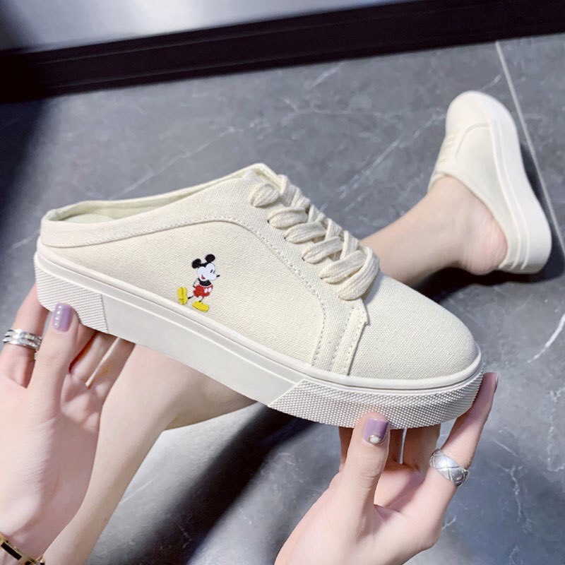 Giày sục thể thao kiểu dáng mickey hottrend