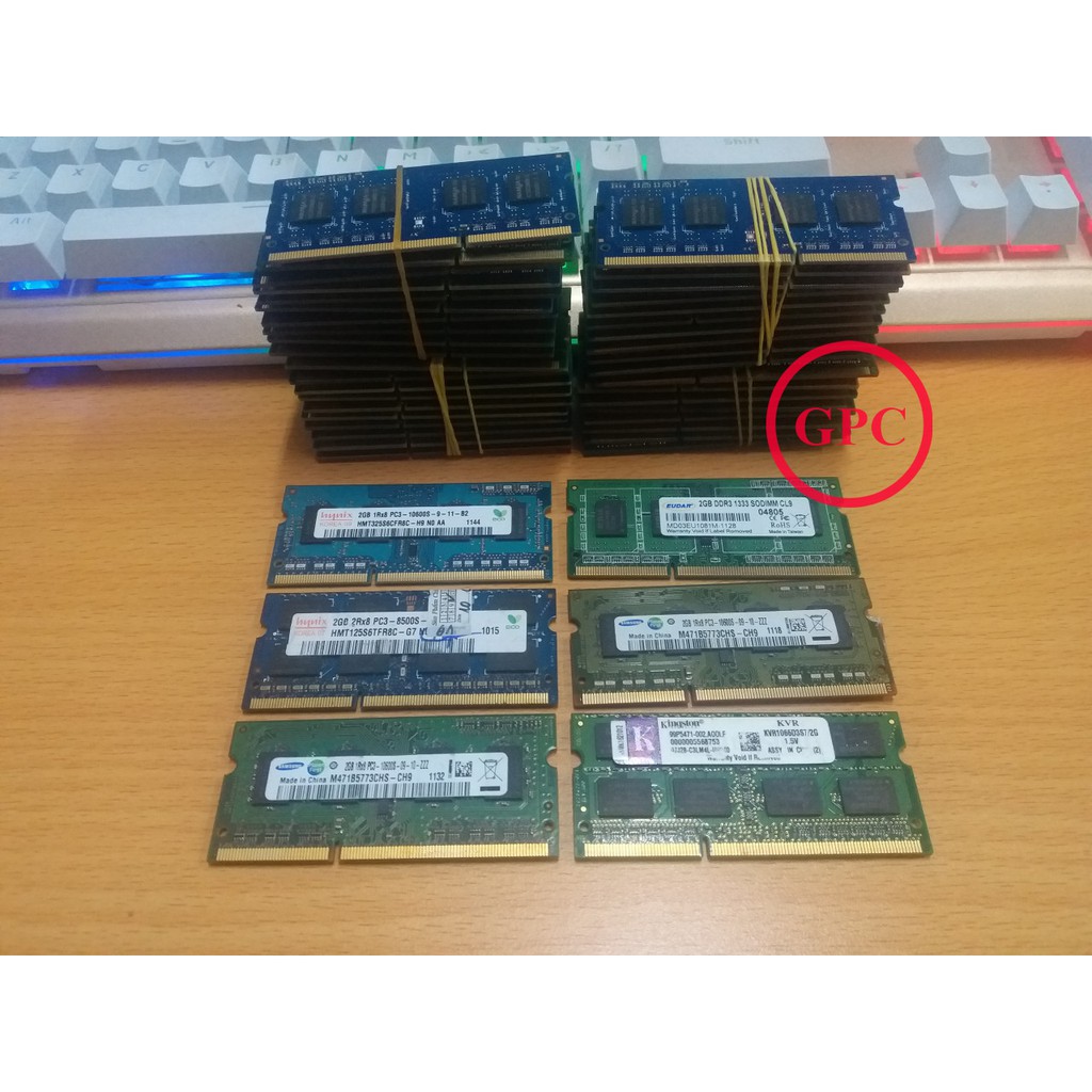 Ram Laptop DDR3 2GB Bus 1066/1333/1600 MHz PC3 | Hàng Tháo Máy ( Ram Laptop DDR3-2G)