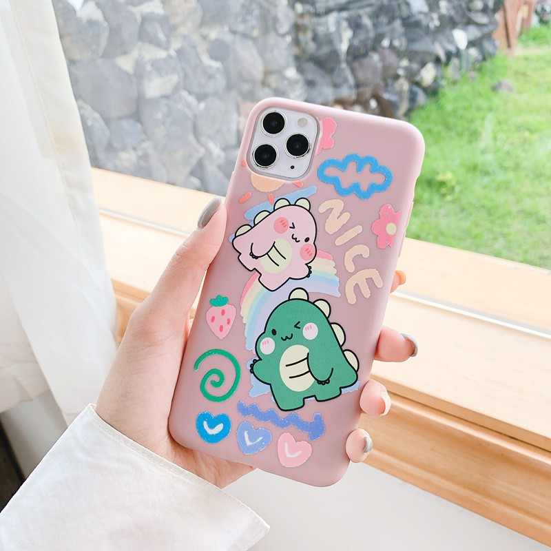 Ốp điện thoại TPU mềm in hoạt hình phong cách Nhật Bản và Hàn Quốc cho iPhone 6 6s 7 8 plus se 2020 | BigBuy360 - bigbuy360.vn