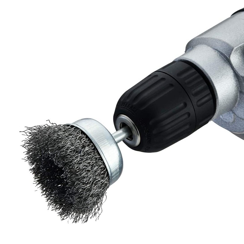 Bộ 4 Cọ Dây Thép Carbon 1 / 4 Inch Arbor 0.010 Inch Chuyên Dụng Cho Máy Khoan