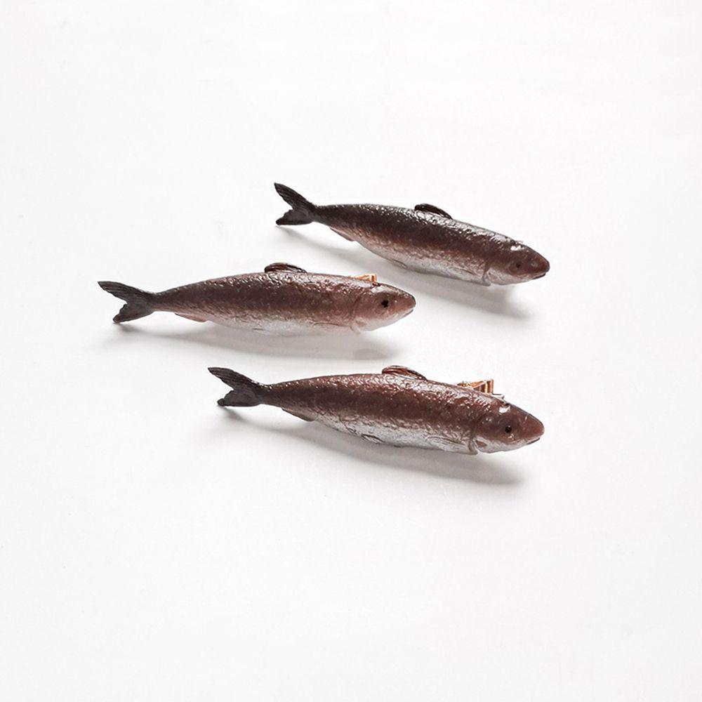 VANES1 Kẹp Tóc Hình Cá Khô Phong Cách Hàn Quốc