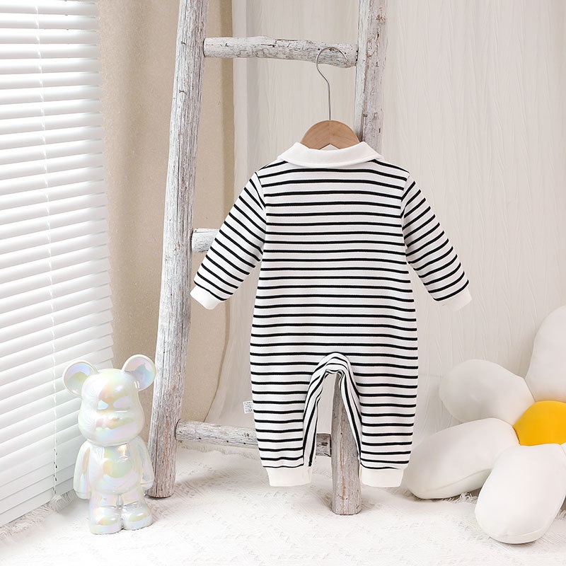 Áo Liền Quần Dài Tay In Hoạ Tiết One Piece Thời Trang Mùa Thu Cho Bé