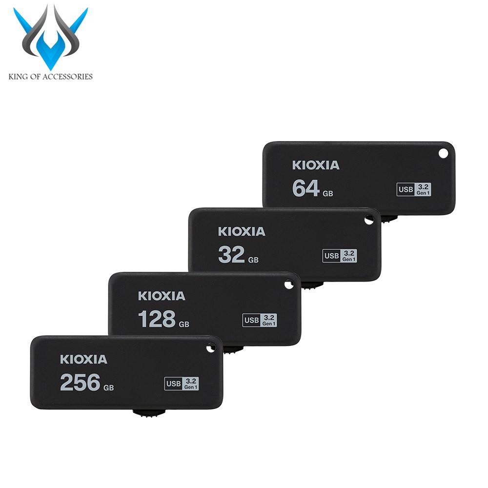 USB 3.2 Gen 1 Kioxia TransMemory U365 64GB 150Mb/s (Đen)