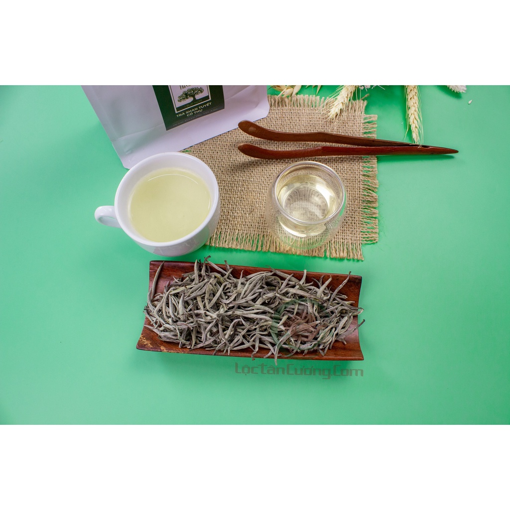 Trà Bạch Đỉnh Shan Hà Giang Túi 100g - Bạch Trà Cổ Thụ Hà Giang
