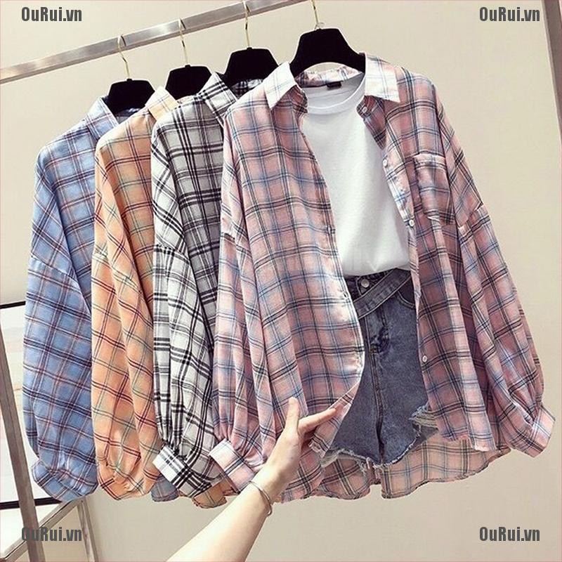 Áo Khoác Kẻ Sọc Kiểu Retro Thiết Kế Trẻ Trung Cho Nữ