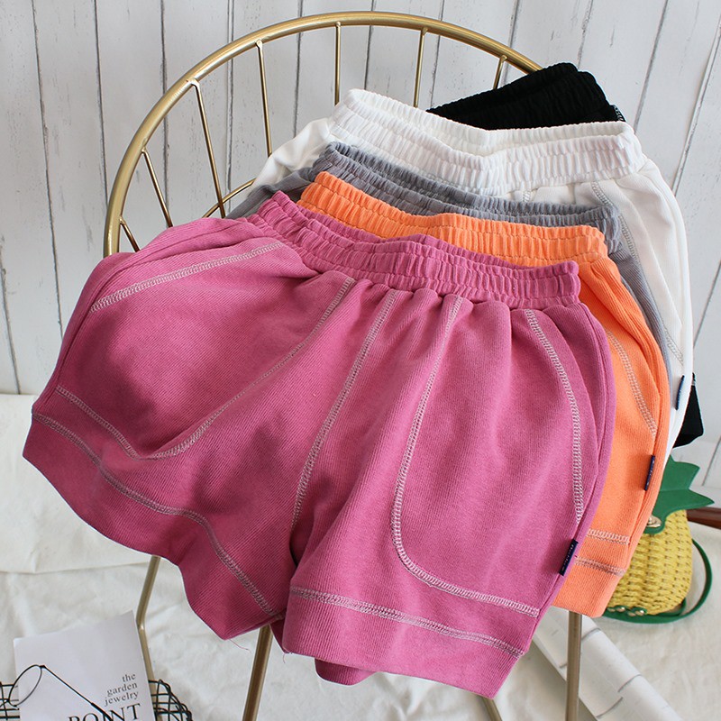 Quần Line Shorts Chỉ Nổi Unisex (Ảnh Thật)