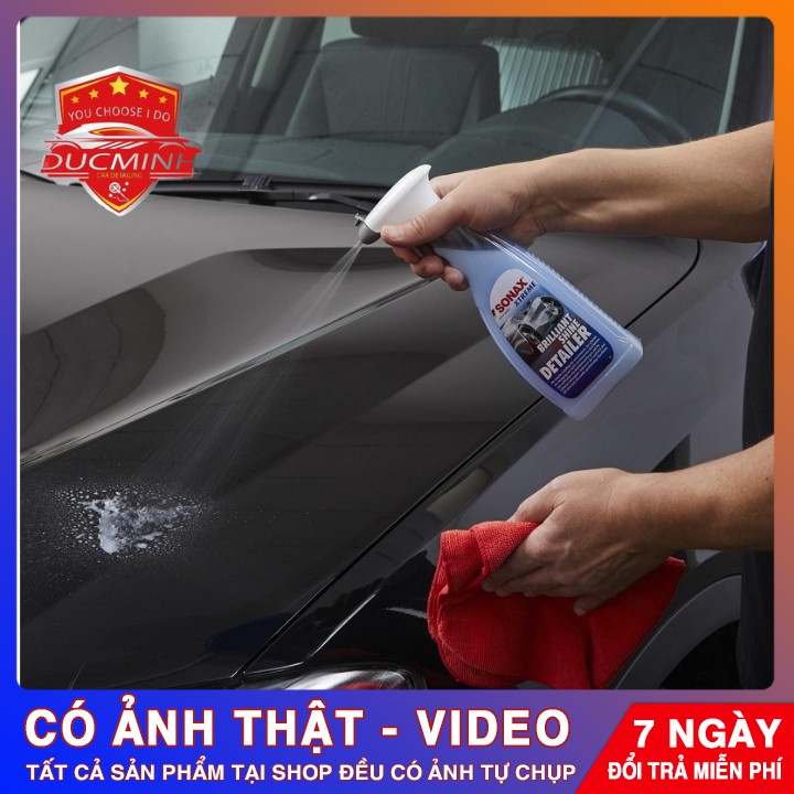 Chai Xịt Bóng Nhanh Sơn Xe⚡ 𝑭𝑹𝑬𝑬 𝑺𝑯𝑰𝑷⚡Tạo Độ Bóng Mới Cho Bề Mặt Sơn SonaxExtreme Brilliant Shine Detailer 750ml 287400