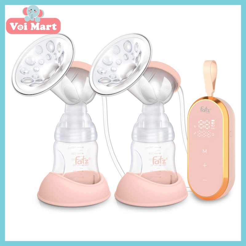 FLASH SALEMÁY HÚT SỮA ĐIỆN ĐÔI FATZ BABY - RESONANCE 5 - FB1180VN CÓ PIN TÍCH ĐIỆN BẢO HÀNH 12 THÁNG CHÍNH HÃNG