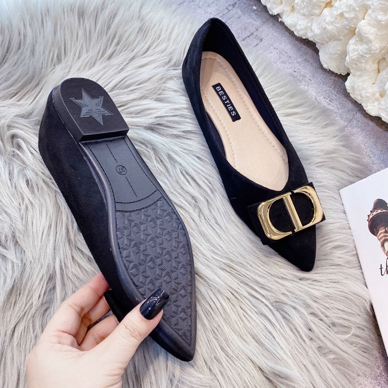 GIÀY BÚP BÊ PHỐI KHOÁ CD SIÊU HOT