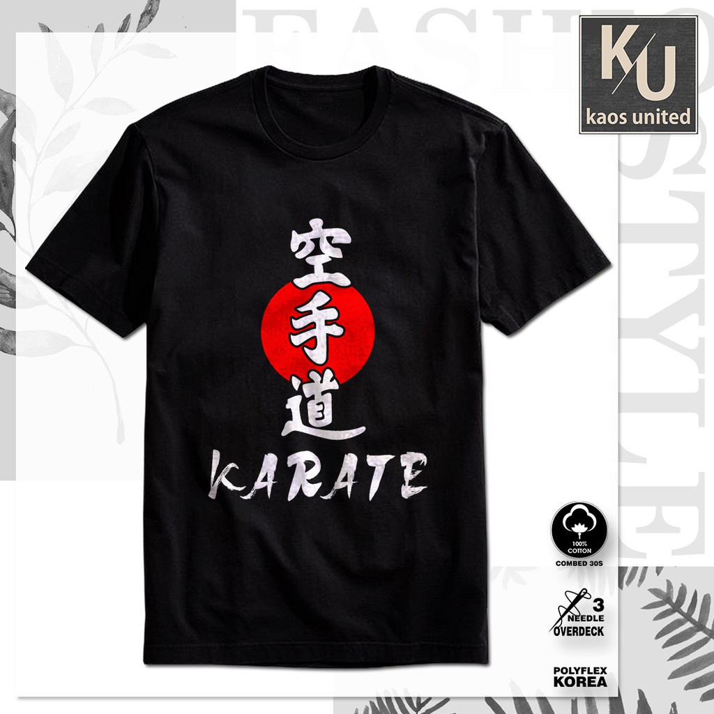 Áo thun "karate Japanese" Unisex Japanese Kanji hình mới mẫu mới giá xưởng