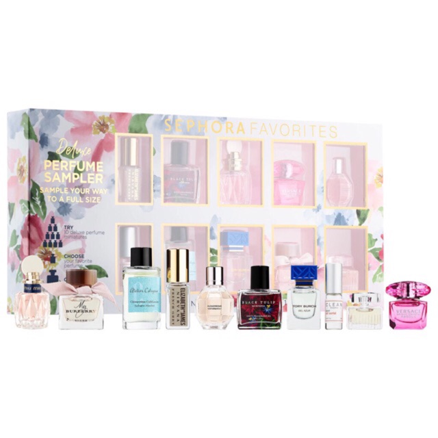 Tách set nước hoa SEPHORA FAVORITES Deluxe Perfume Sampler 2018