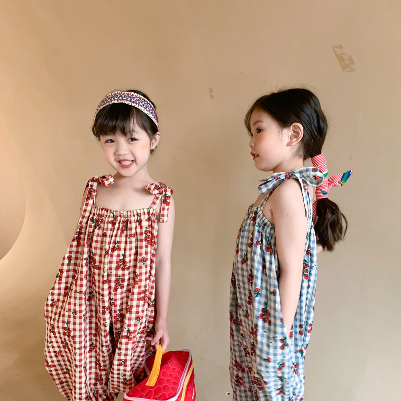 Áo liền quần Hoa Phong Cách Hàn Quốc Cho Bé Gái