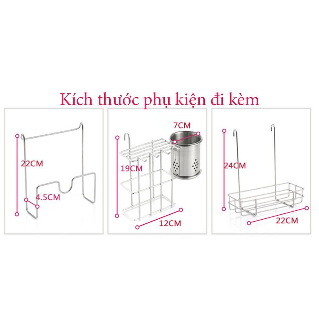 kệ bát Inox 304, Kệ Chén Đĩa Đa Năng Để Bát Đũa Tiện Lợi, giá bát đĩa