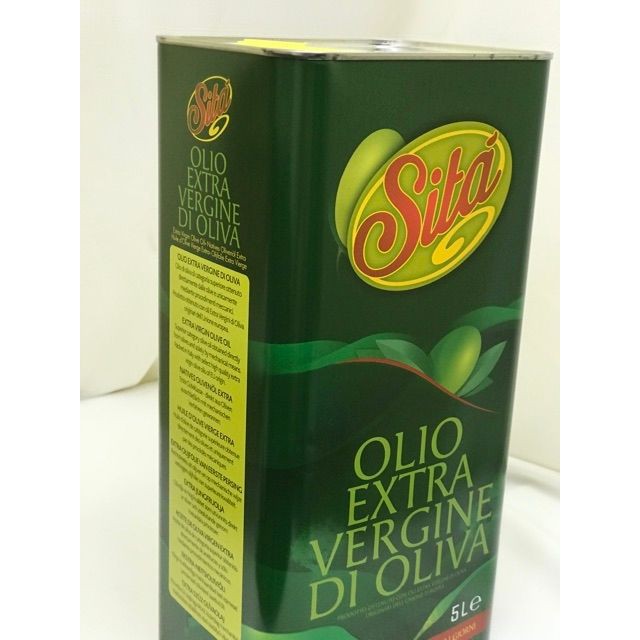 Dầu Oliu Extra Virgin Kojin Dầu Oliu Ý  Nhãn Hiệu Sità Can Thiếc 5L