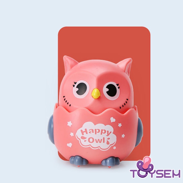 Đồ chơi trẻ em chim cú chạy trốn xoay 360 độ Toysem - Quà tặng sinh nhật cho bé