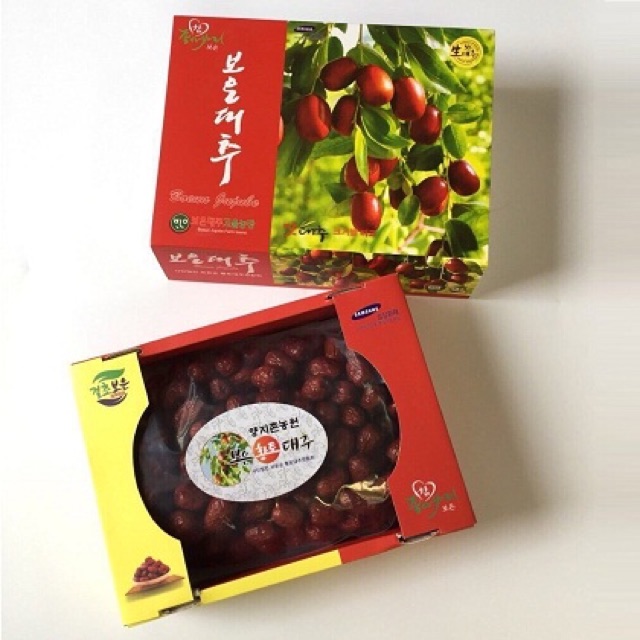 Hộp 1kg Táo đỏ sấy khô Hàn Quốc