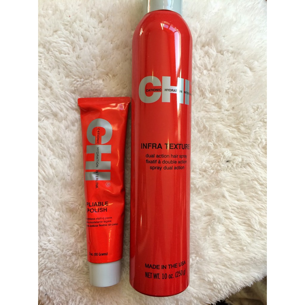 Keo xịt tạo kiểu CHI Infra Texture Dual Action Hair Spray 284g