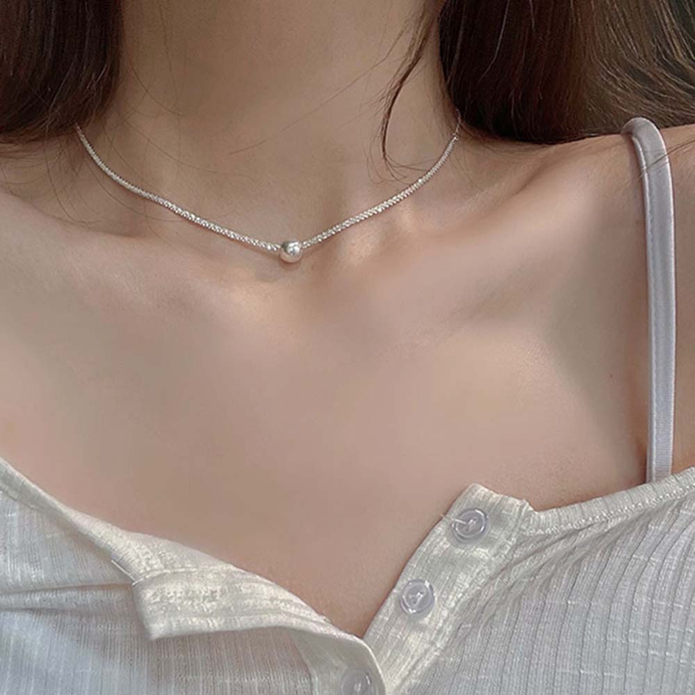 Vòng cổ Hợp Kim Đính Hạt Nhiều Màu Sắc Phong Cách Retro Thời Trang Cho Nữ