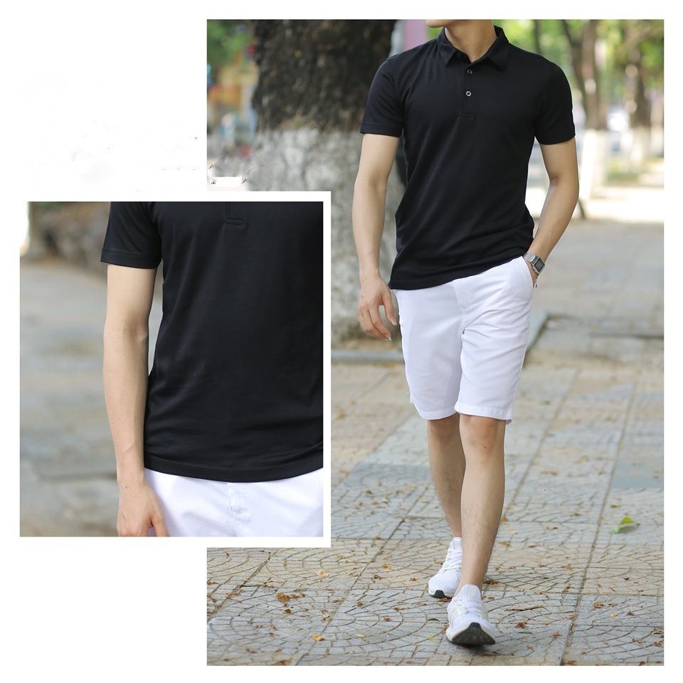 Áo Polo nam trơn , áo phông nam loại đẹp dáng Slim Fit