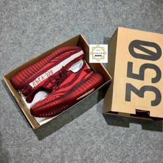 Hàng sẵn + Full box Sneaker Yz350 Đỏ full cao cấp