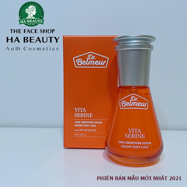 Serum dưỡng trắng da chống lão hóa dưỡng ẩm nám làm sáng da vitamin C The Face Shop Dr Belmeur Vita Serine Serum 45ml