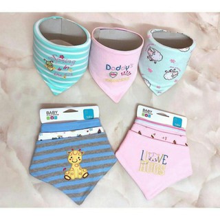 Set 3 yếm cao cấp BABY cho bé trai - bé gái hàng VN xuất khẩu [ ẢNH THẬT]