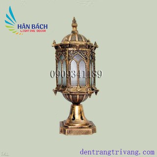 Đèn trụ cổng, đèn gắn cột giả cổ ngoài trời,đèn trụ sân vườn