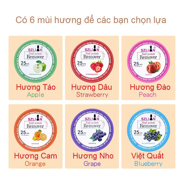 Hộp 25 Miếng Bông Tẩy Sơn Szilian