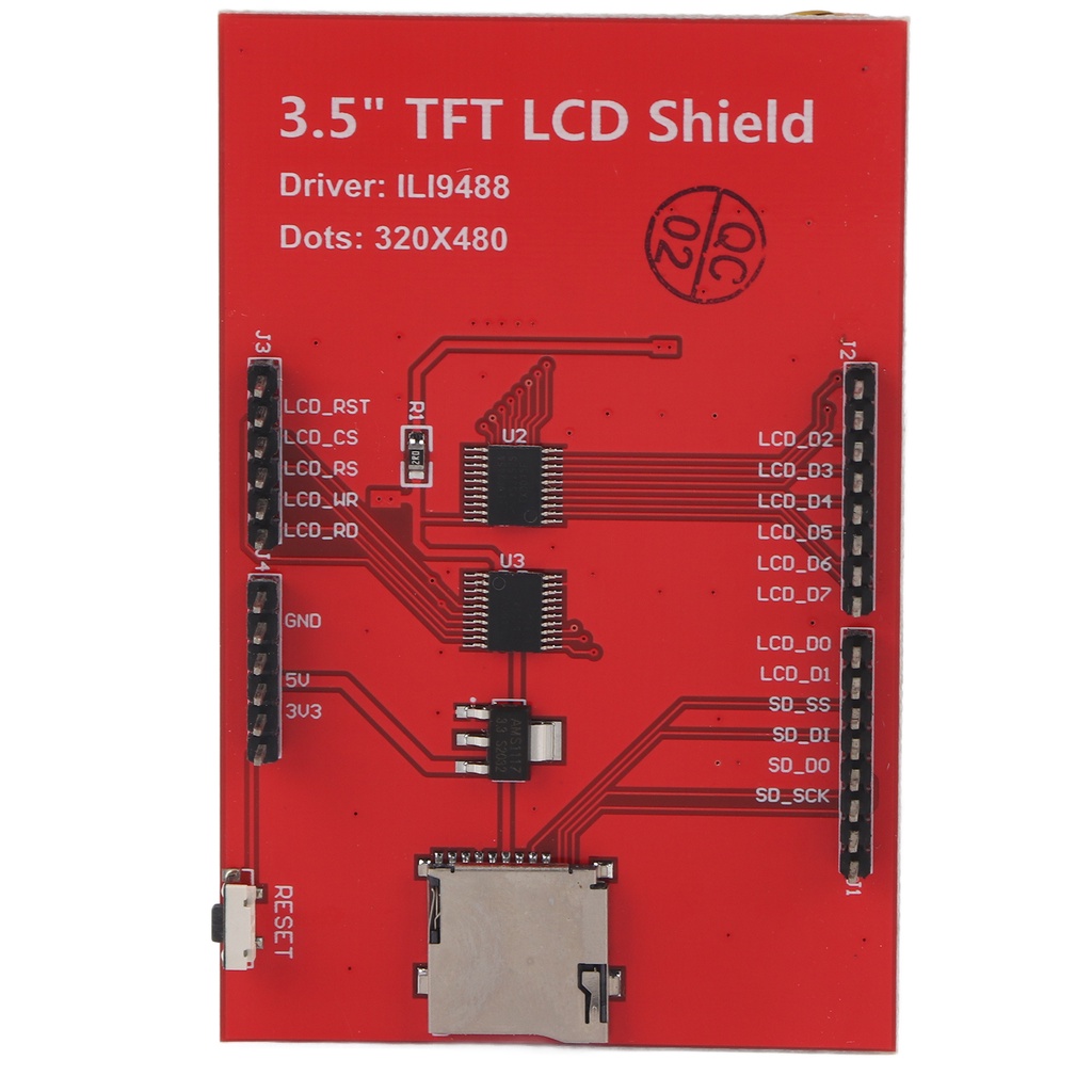 Mô Đun Màn Hình Cảm Ứng 3.5 Inch Tft Lcd 480 X320 Cho Uno Mega2560