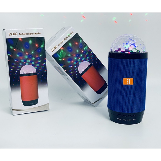 Loa Bluetooth Không Dây JBL LV300 Kèm Đèn Sao Lung Linh Nghe Nhạc Hay, Hỗ Trợ Cắm USB, Thẻ Nhớ TF Nhỏ Gọn,Bảo Hành 1 Năm