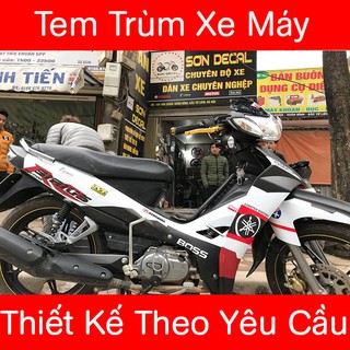 Tem Trùm Sirius Đen Trắng Racing